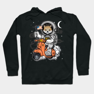 Astronaut Scooter Dogelon Mars ELON Coin To The Moon Crypto Token Cryptocurrency Blockchain Wallet Birthday Gift For Men Women Kids Hoodie